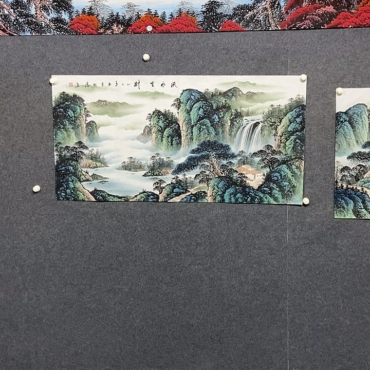 1***8国画四尺山水一副
