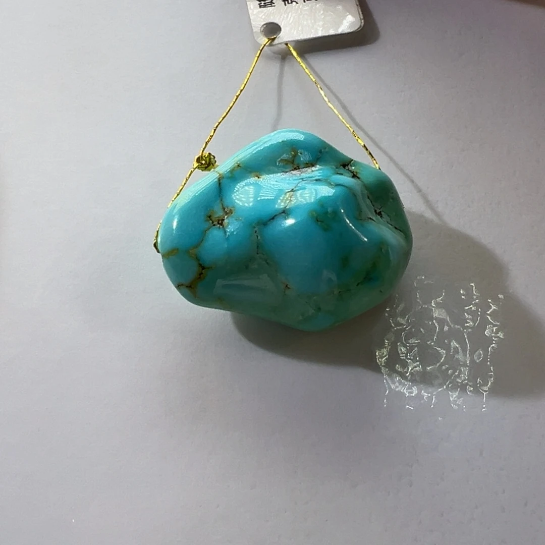 绿松石未镶嵌挂件