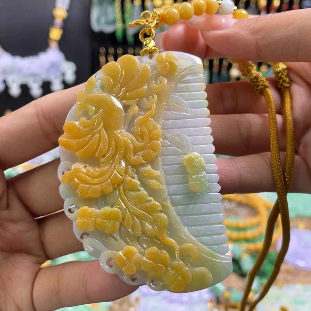 颈饰未镶嵌翡翠代编织
