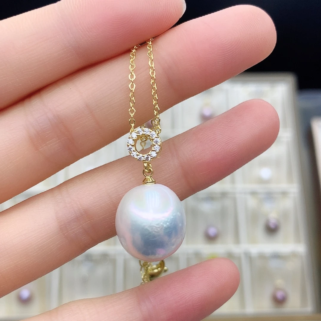 淡水珍珠颈饰合金