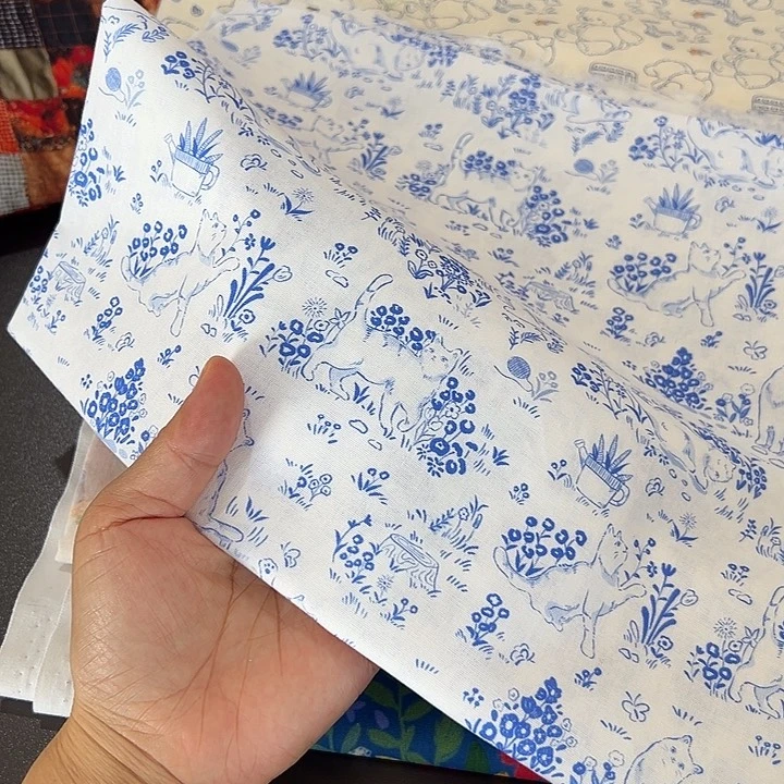 棉一米价纯棉平布1.1米宽果子布艺19