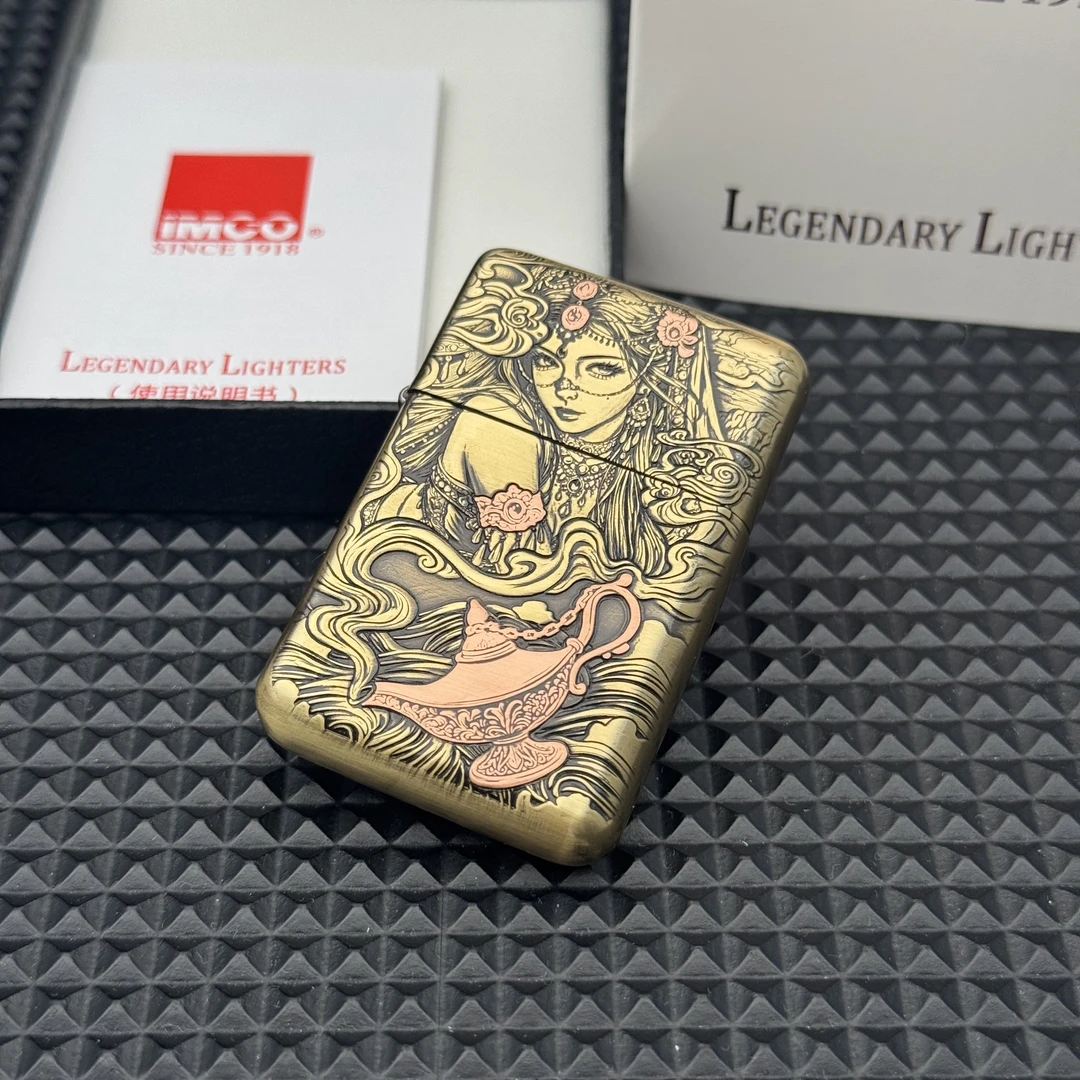 爱酷IMCO 3600熏铜阿拉丁神灯 打火机