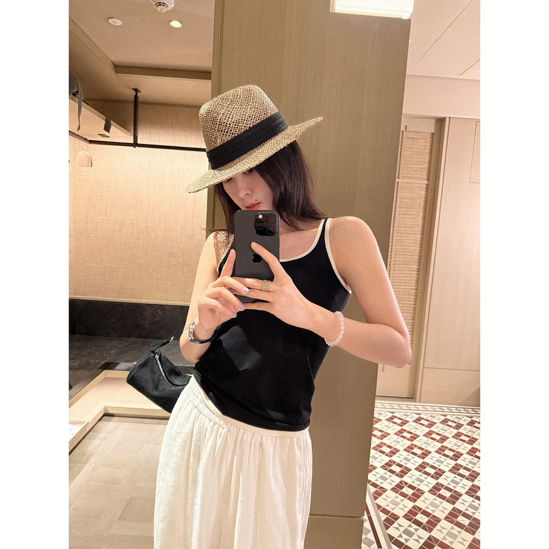 杨小妖小香背心 凉爽吊带无袖通勤上衣女外穿显瘦2025夏新百搭