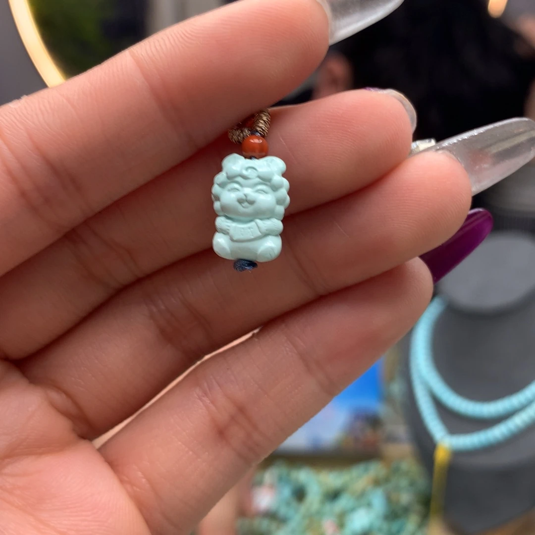 绿松石挂件未镶嵌