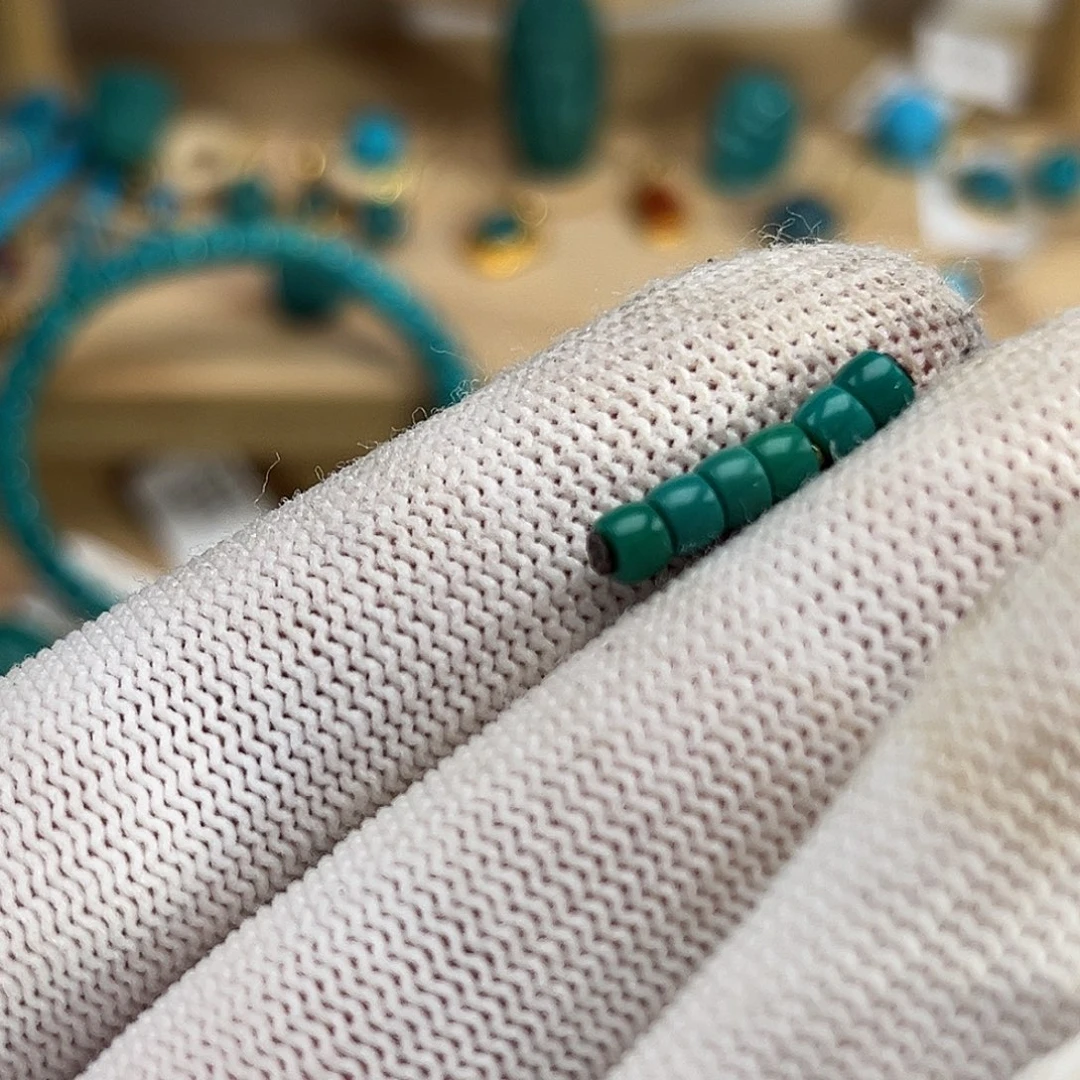 未镶嵌绿松石珠宝奇石740