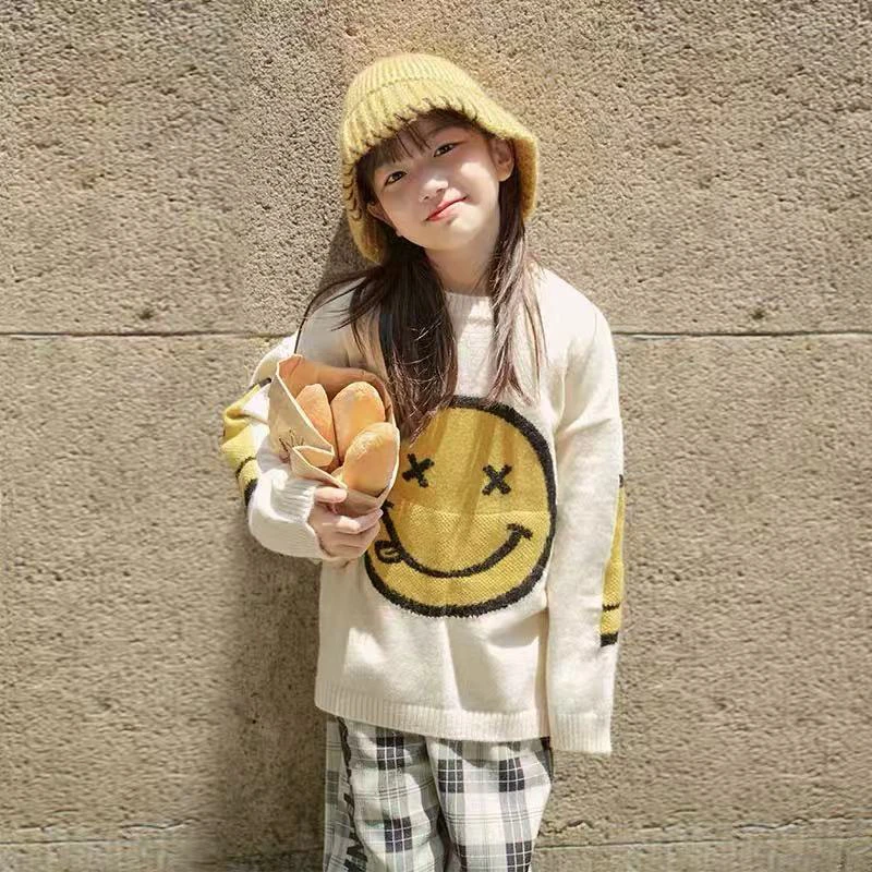 哈哈家女童品牌断码特价毛衣