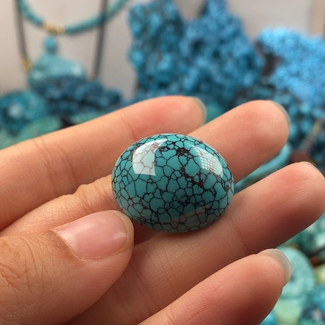 绿松石未镶嵌珠宝半成品