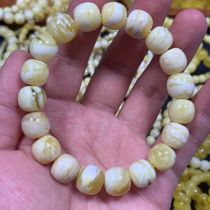 手链琥珀未镶嵌需换珠12