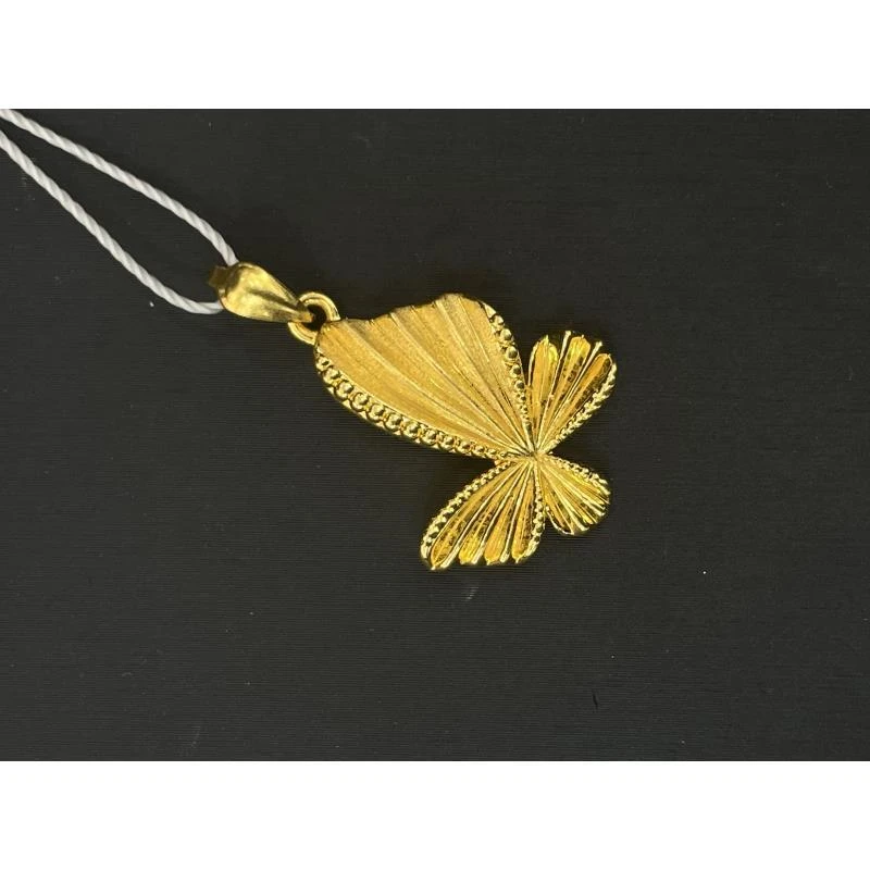 【金展珠宝】足金  大翅蝴蝶吊坠