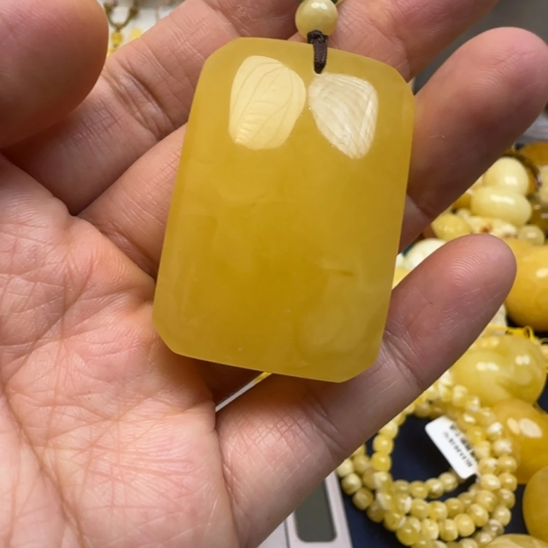 蜜蜡未镶嵌颈饰天然蜜蜡