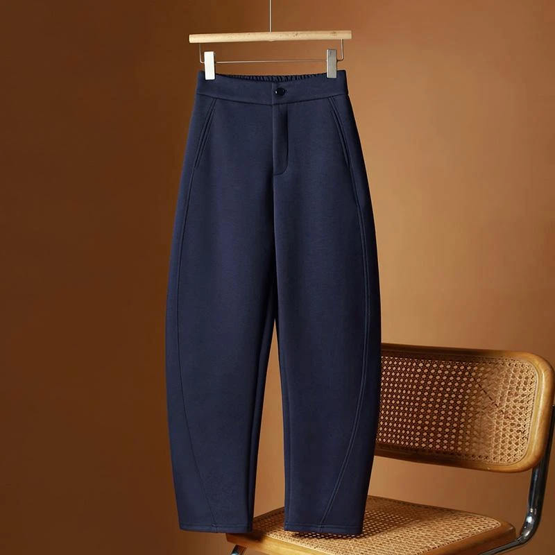 高腰弯刀裤女2025春秋新款宽松休闲大码显瘦窄版镰刀裤百搭香蕉裤