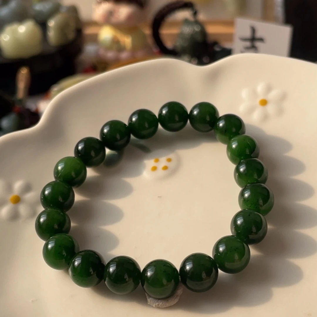 和田玉未镶嵌手链卡10