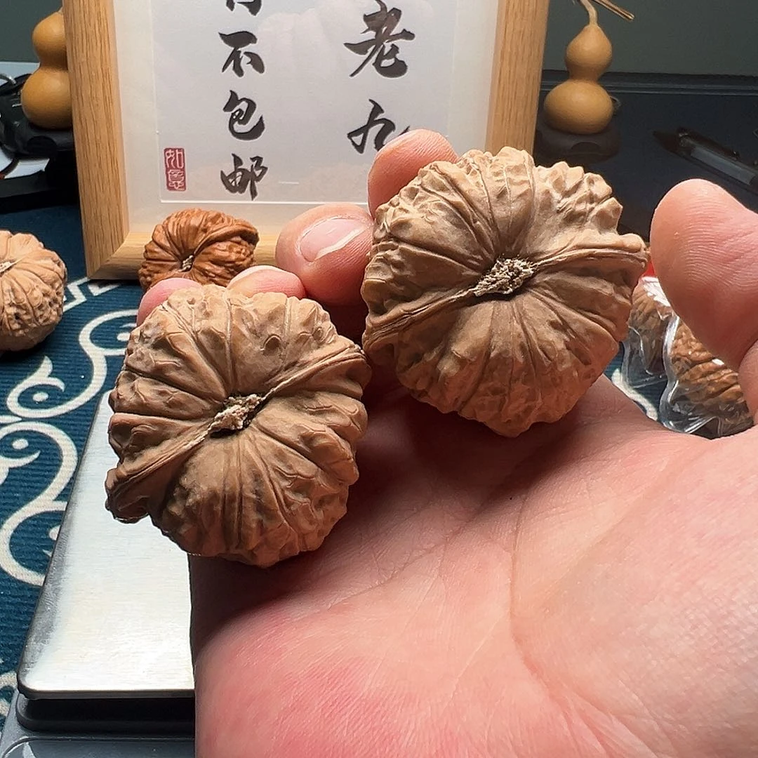 46 南瓜 全品 文玩核桃