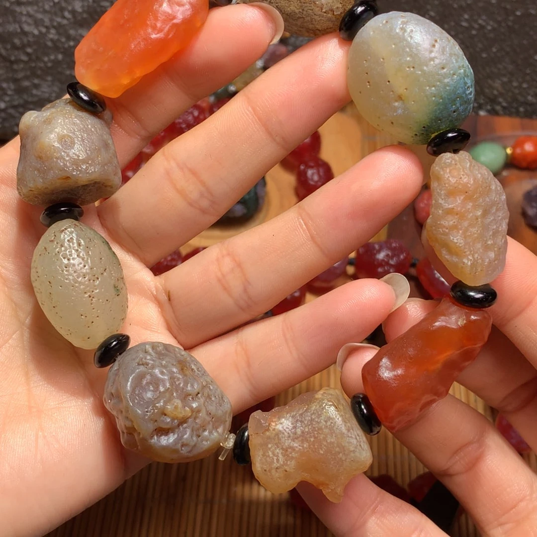 未镶嵌玛瑙/玉髓珠宝半成品