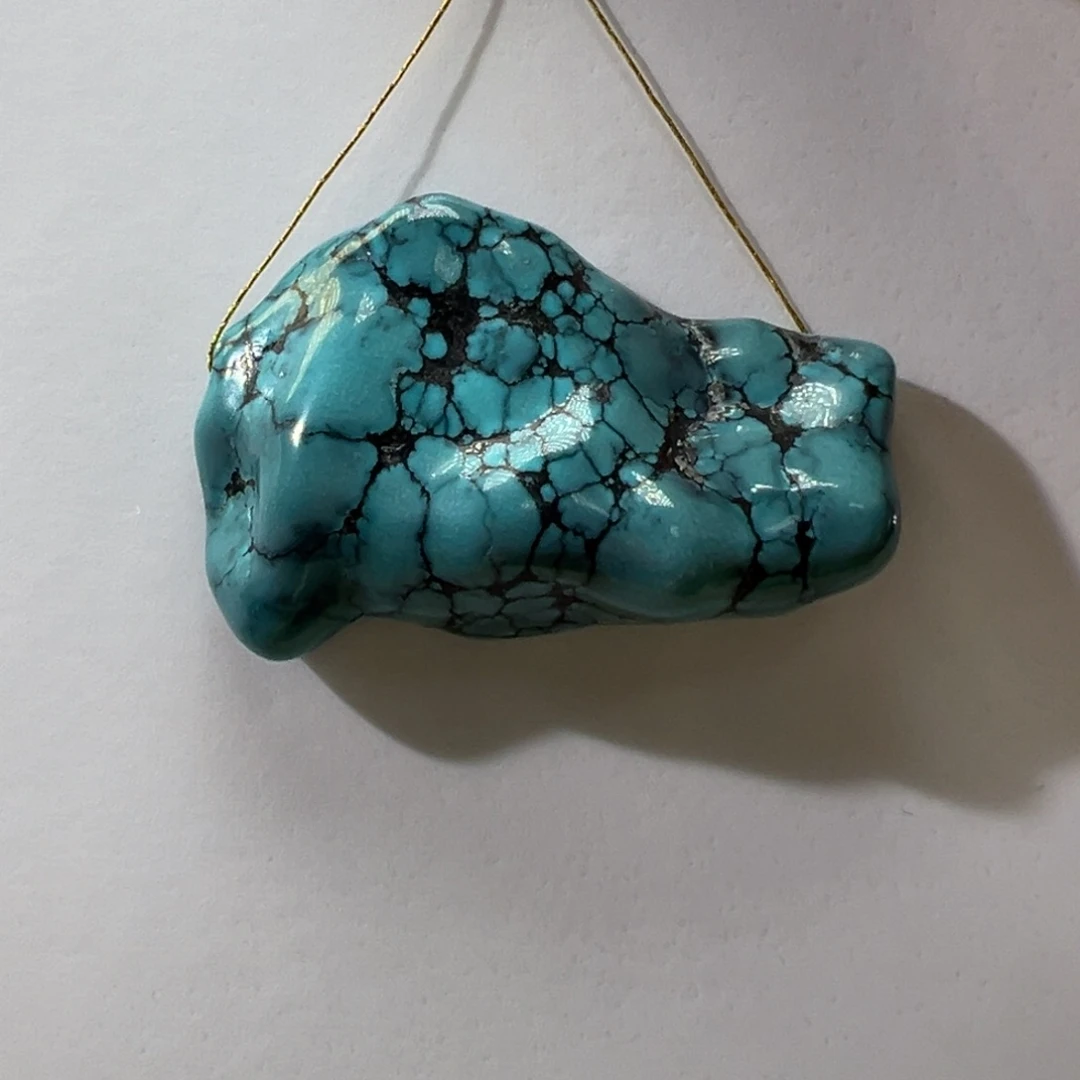 绿松石未镶嵌挂件