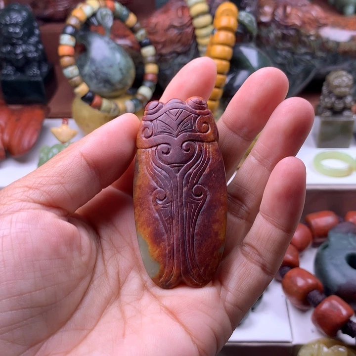 岫岩河磨玉（透闪石质玉）未镶嵌吊坠(不含链)逍*佛