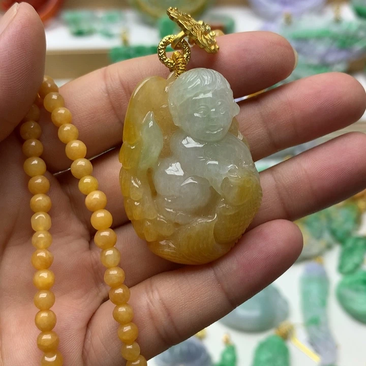 颈饰未镶嵌翡翠翡翠