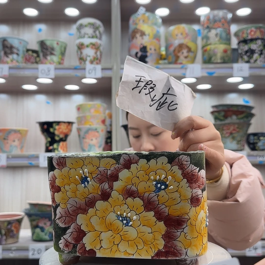 陶摆件花盆瑕疵瑕疵346