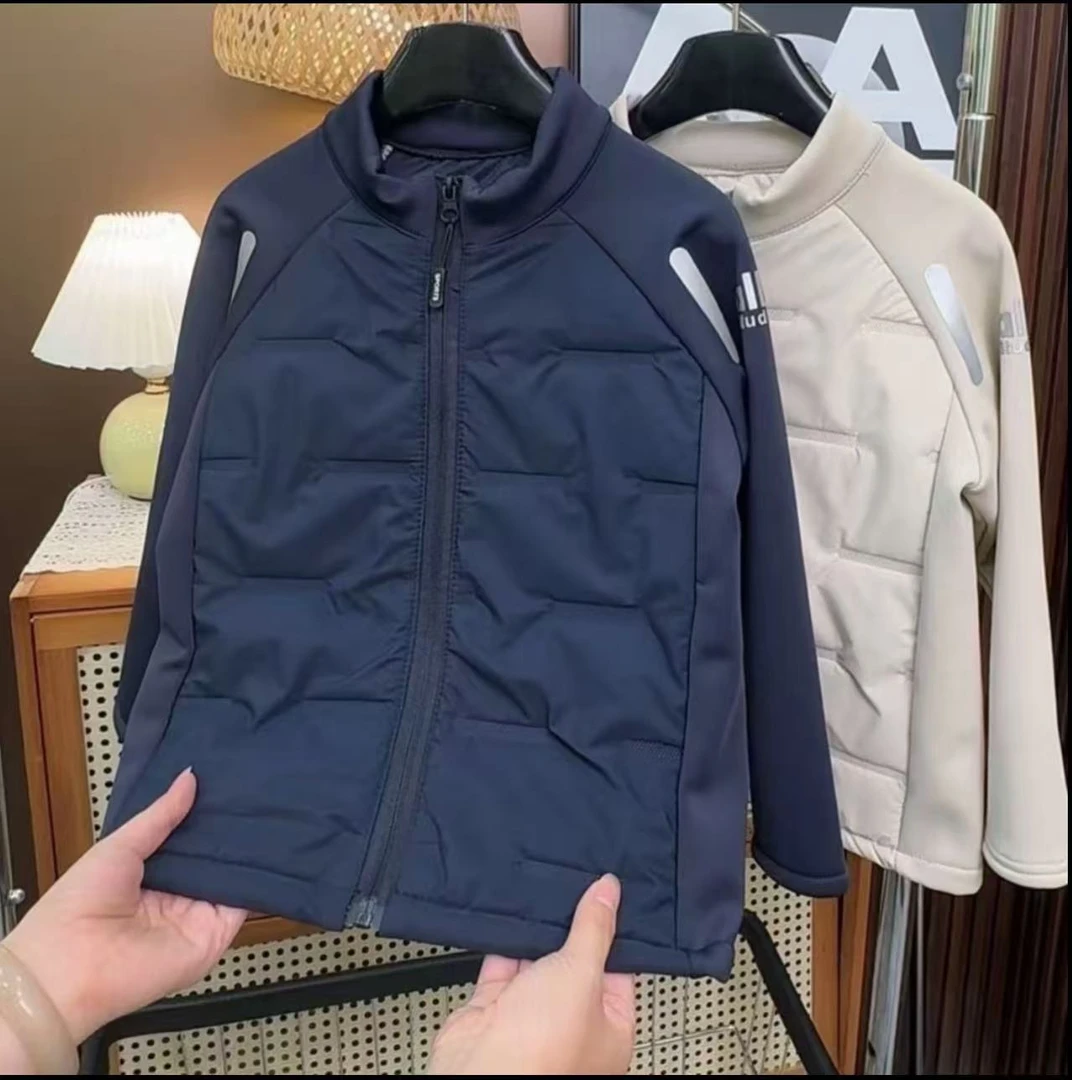 男童秋冬外套2025洋气韩版棉服薄棉袄中大童外套