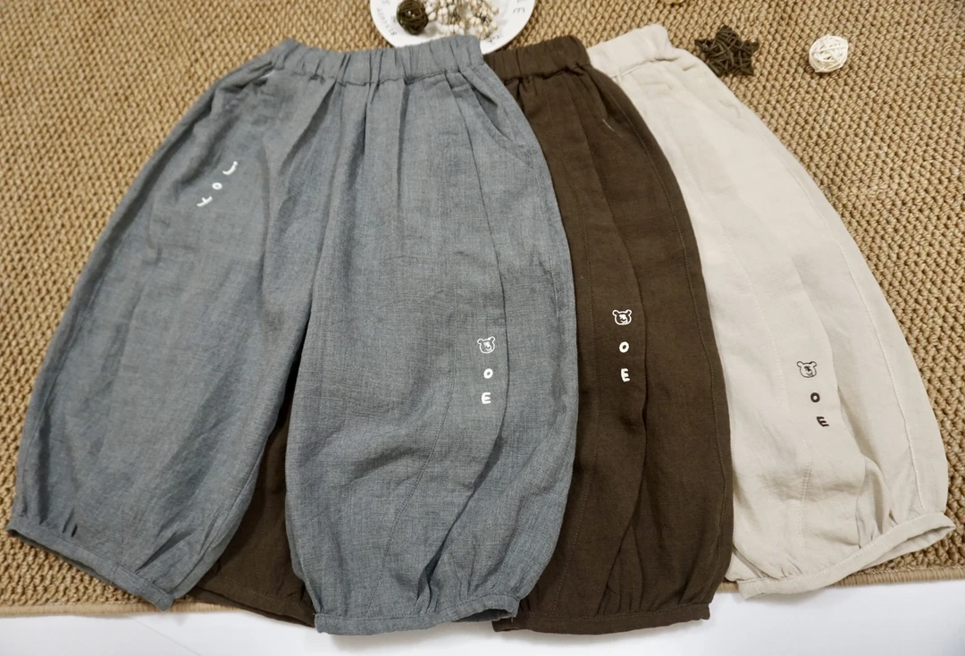 里沐予夏款韩版防蚊裤儿童休闲裤百搭