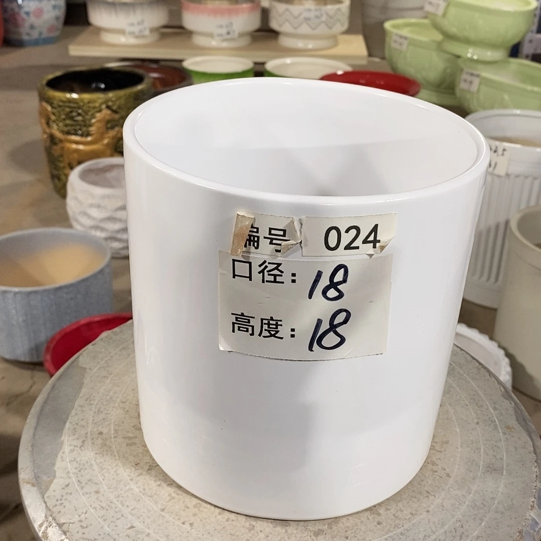 【闪购商品】陶瓷微瑕花盆-024-1个