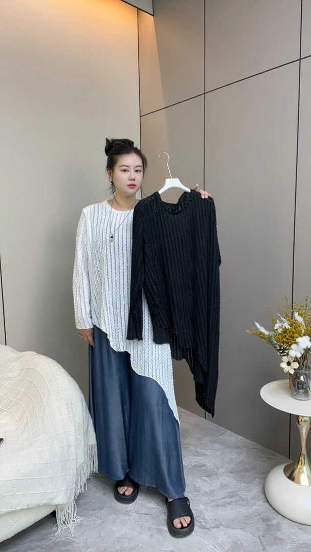 时尚套装短袖连衣裙气质休闲百搭百褶不规则半裙白色衬衫上衣