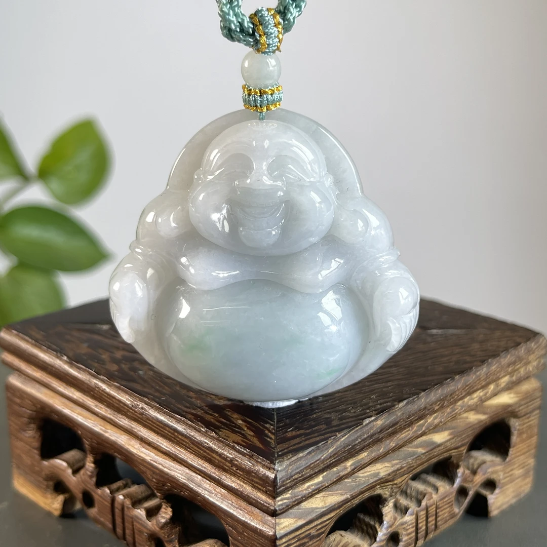 JSW01-40 天然缅甸A货翡翠 佛公