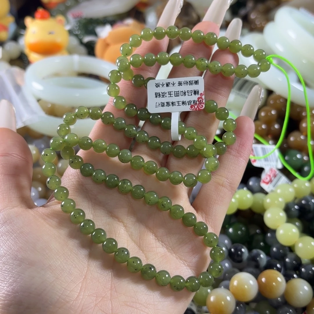 和田玉未镶嵌手链126