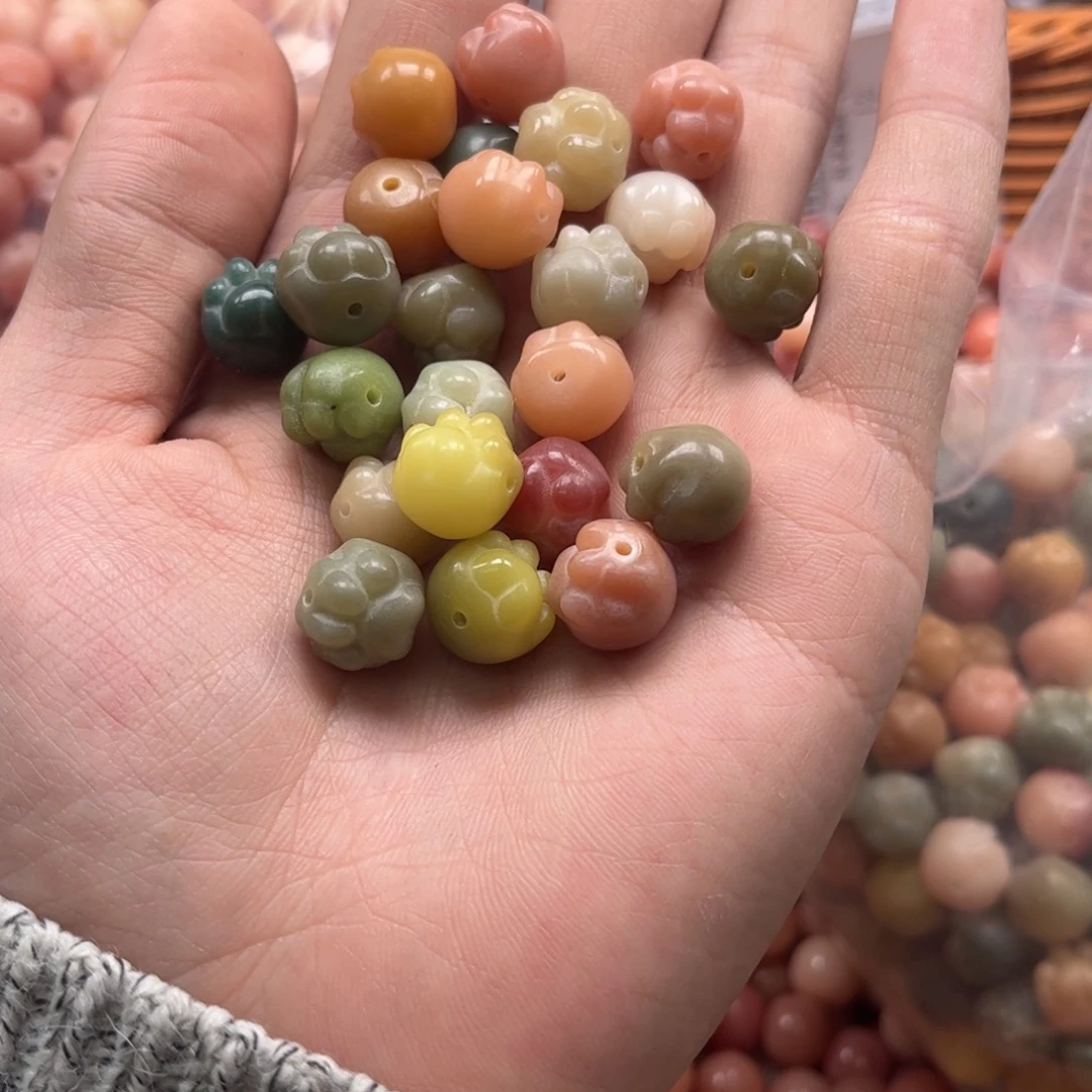 【闪购商品】白玉菩提吊坠z12/20+5颗多宝猫爪