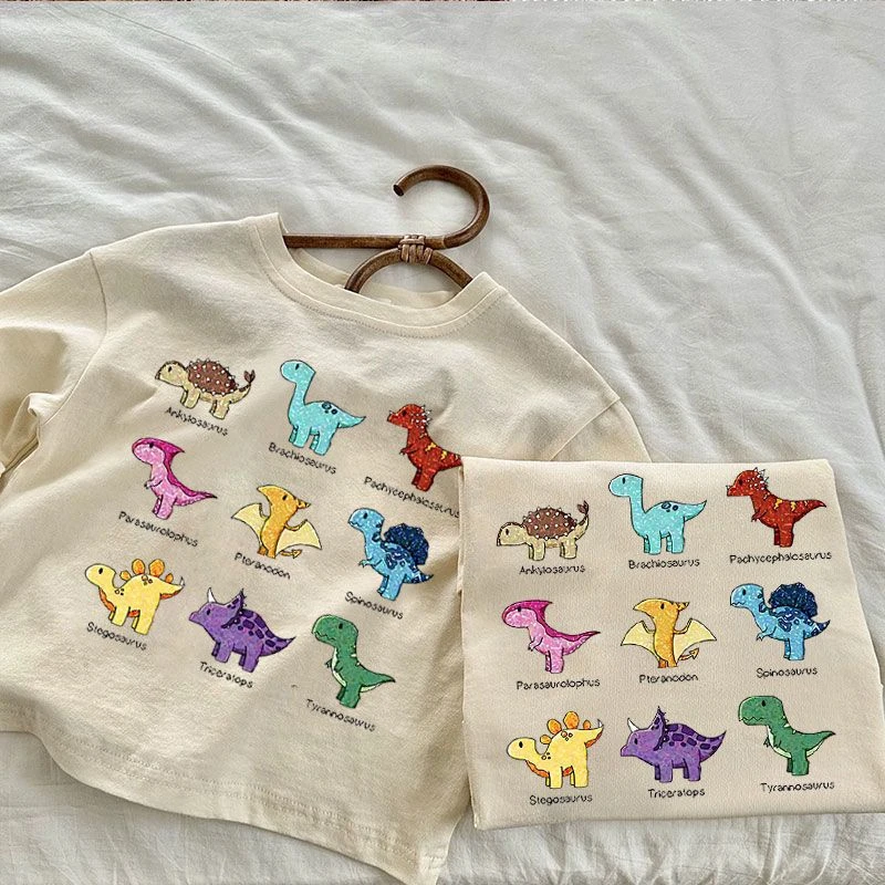 儿童男童春秋纯棉卡通打底女童长袖宝宝新款T恤中小童百度上衣