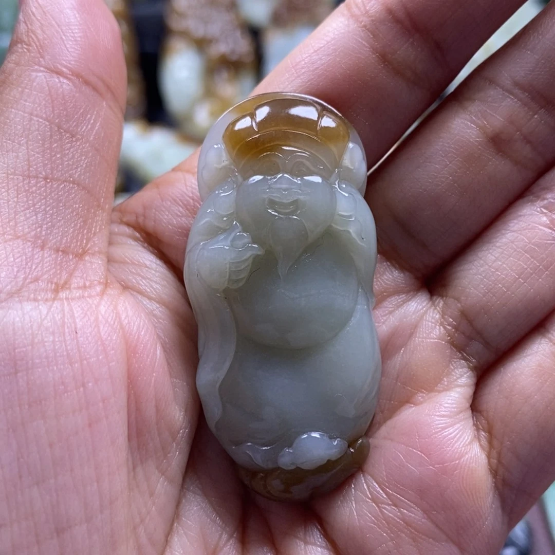 吊坠(不含链)未镶嵌和田玉（糖玉）