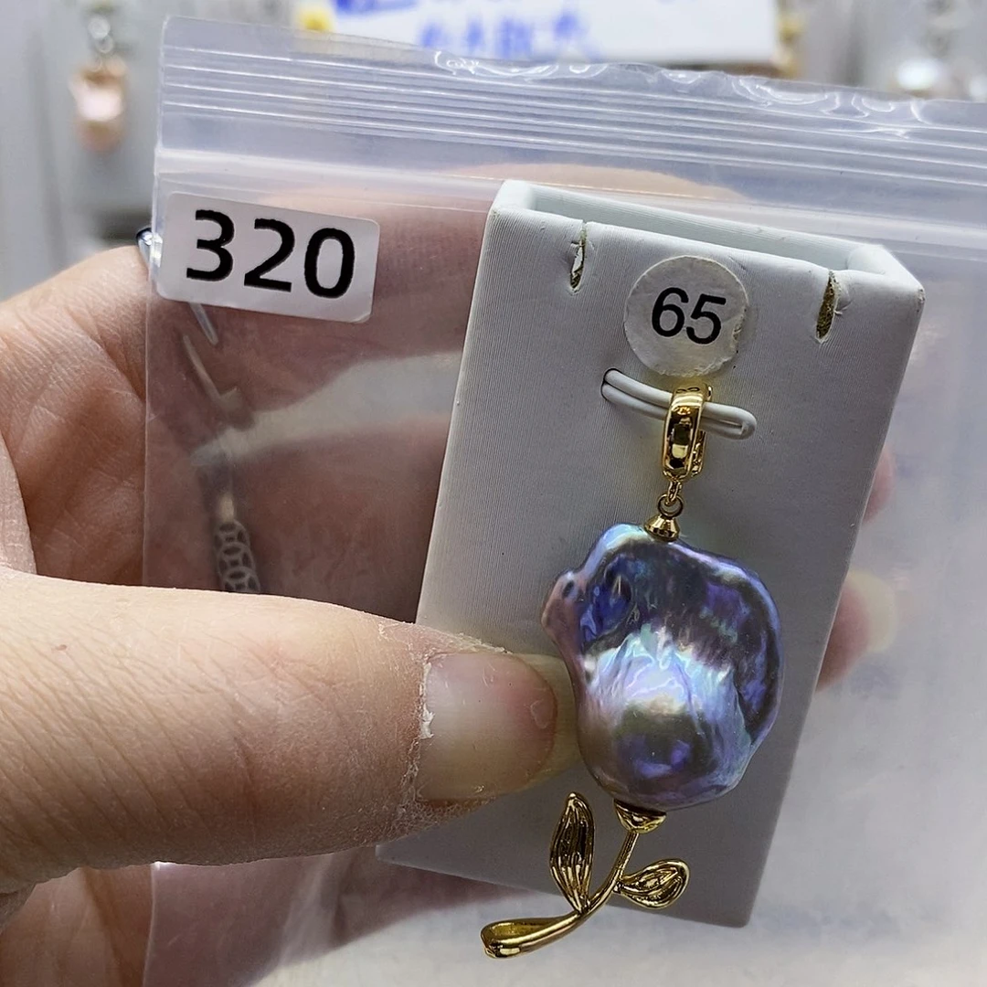 颈饰合金淡水珍珠