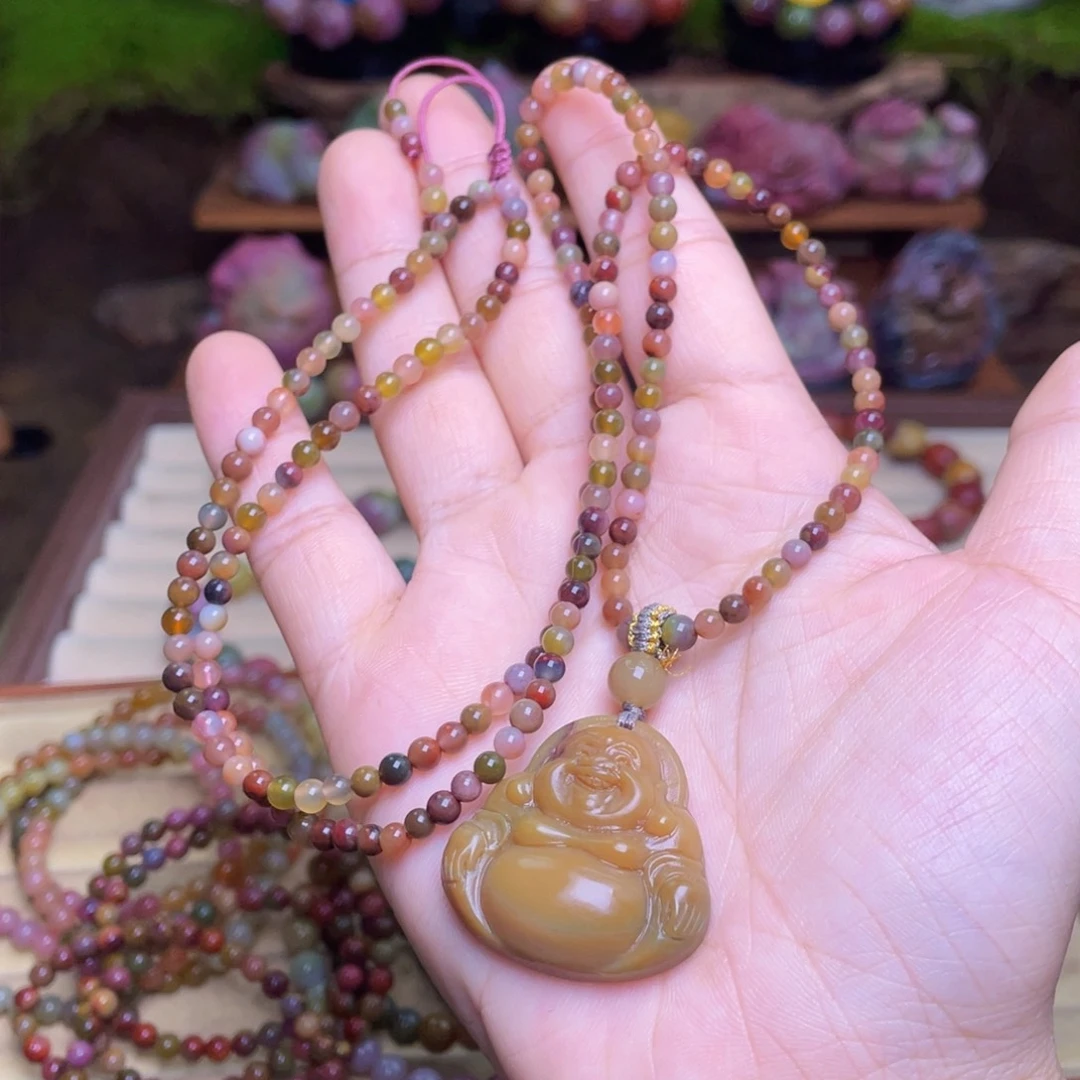 玛瑙/玉髓未镶嵌珠宝半成品盐源玛瑙佛公