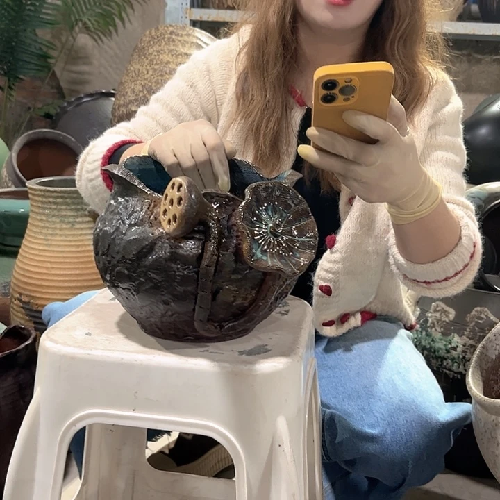 正品口20高18花盆无孔