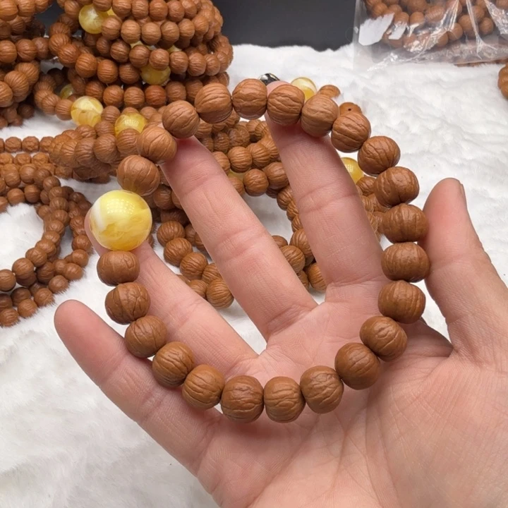 手串猴头核桃12南瓜原皮原色原生态