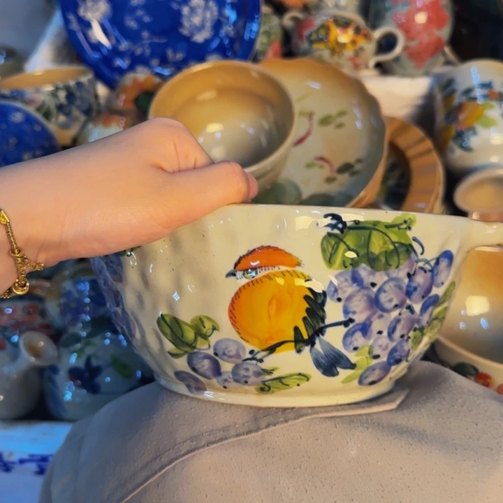 瓷片景德镇手工手绘陶瓷