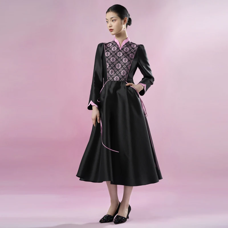 JIXIANGYIJIA/吉祥衣家花俱自新（连衣裙）951237280