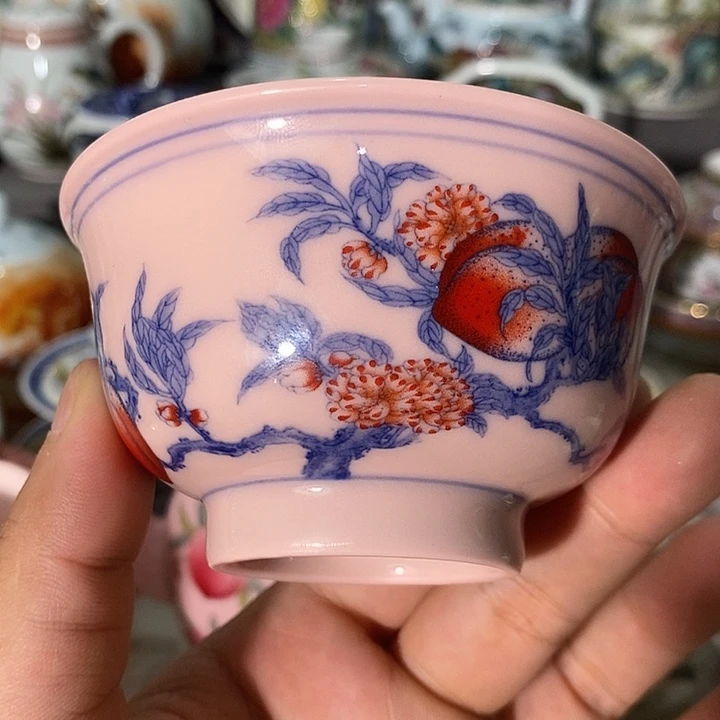 摆件景德镇陶瓷主人杯1334