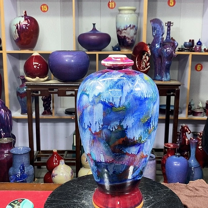 瓶中国神垕精品钧瓷