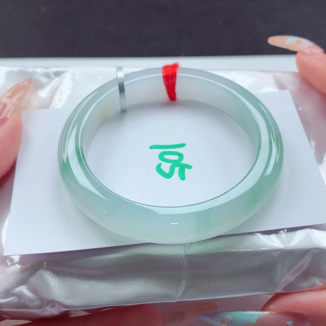 翡翠手镯未镶嵌天然缅甸翡翠A货手镯 105号