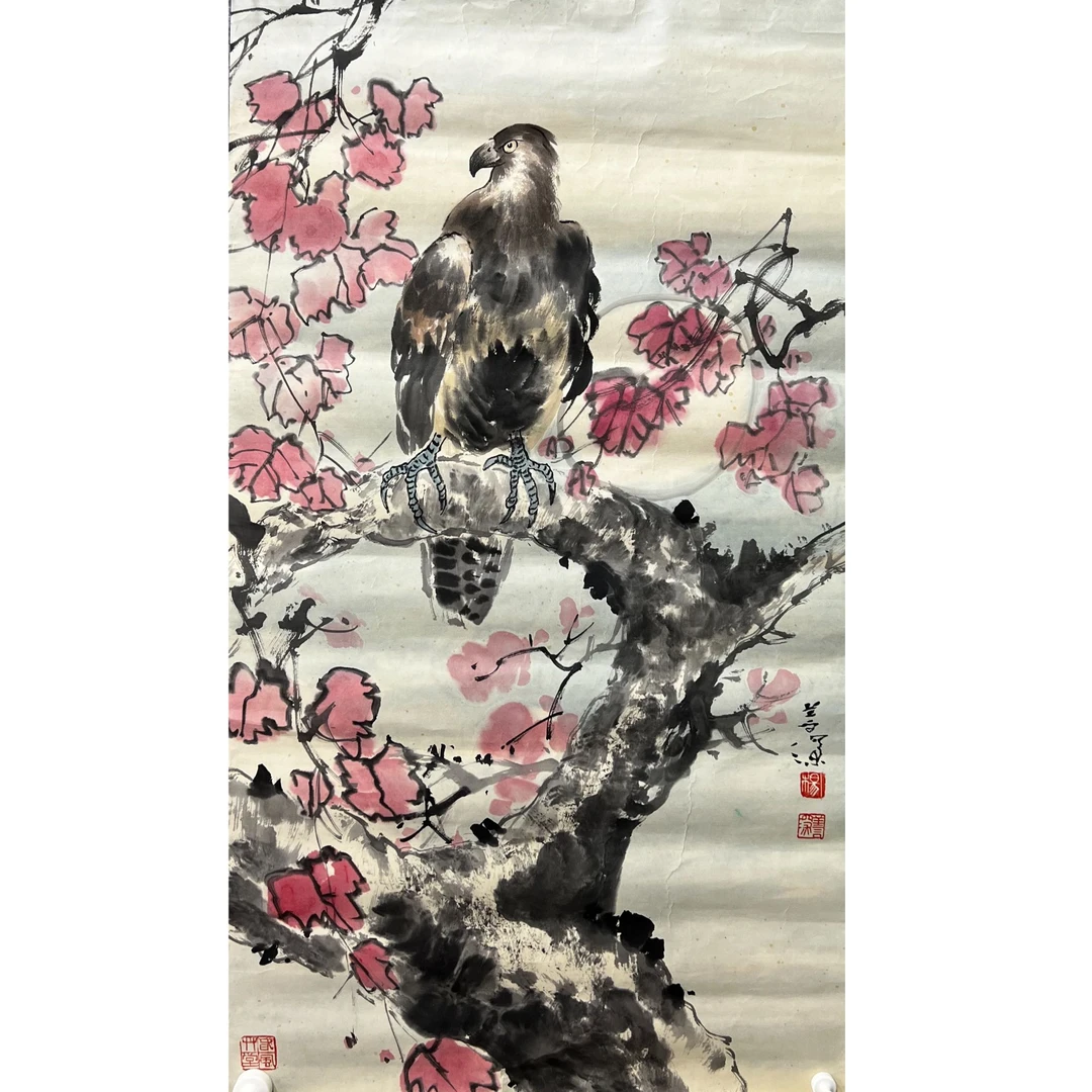 杨善深款花鸟画芯100*50约4.5平尺