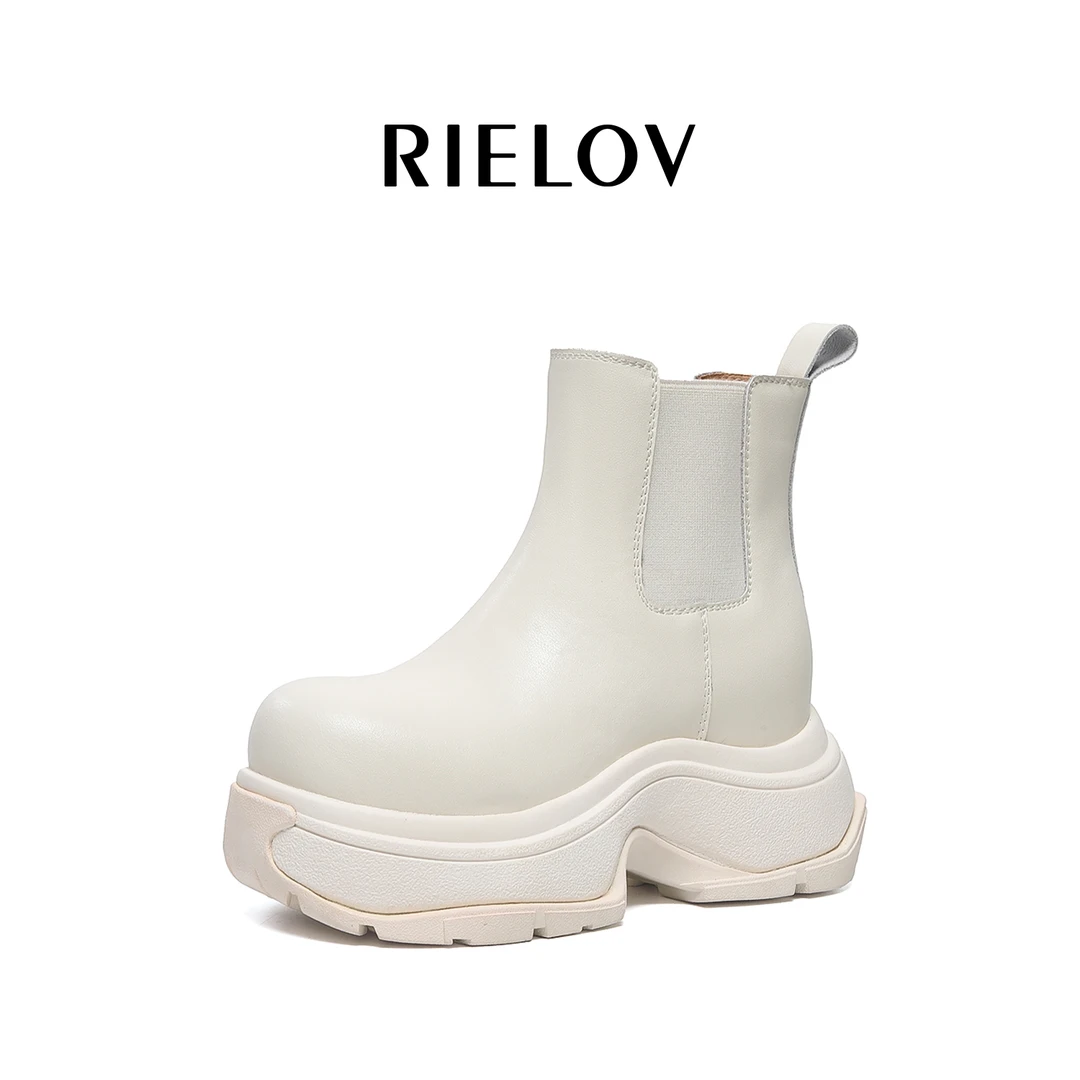 【RIELOV】增高7.5+2cm时尚潮流百搭女士马丁靴 07