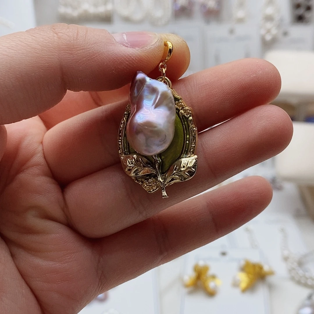 耳饰未镶嵌淡水珍珠