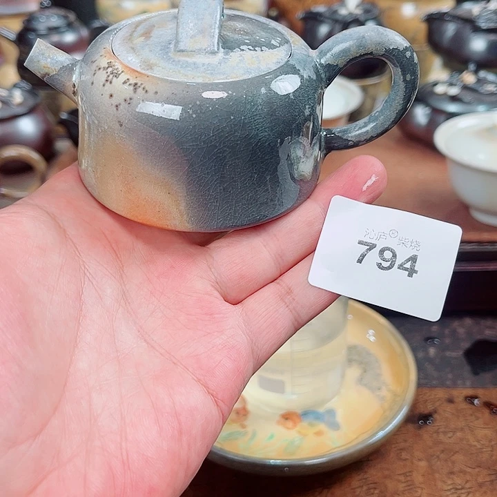 沁庐柴窑古法柴烧全手工茶具