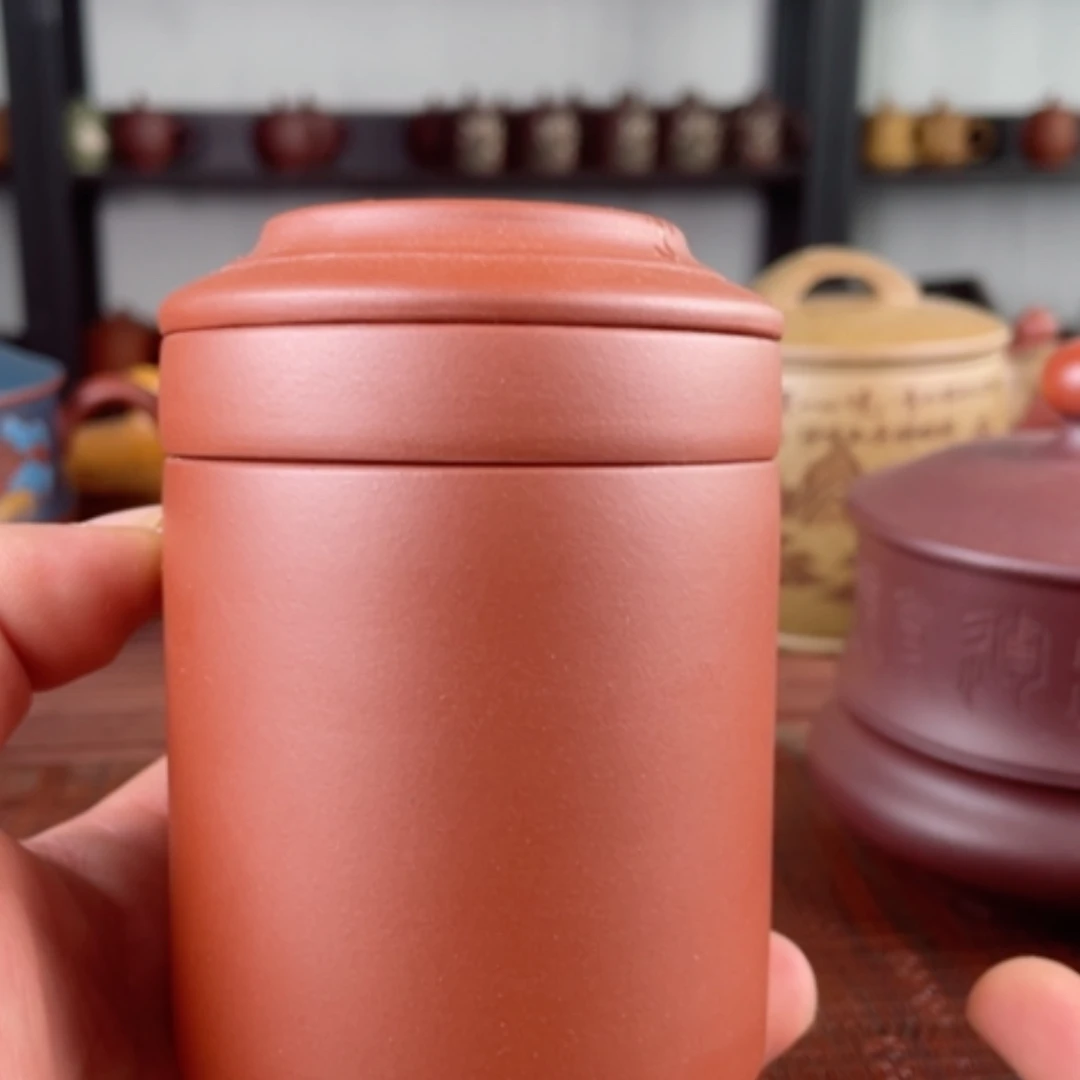 【闪购商品】茶杯紫砂宜兴原矿紫砂盖杯微瑕