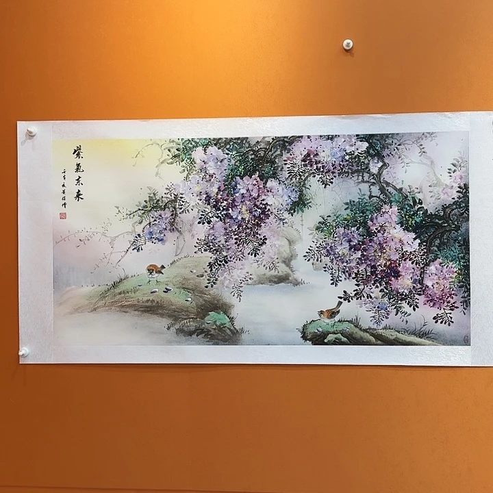 国画书法作品多次参加