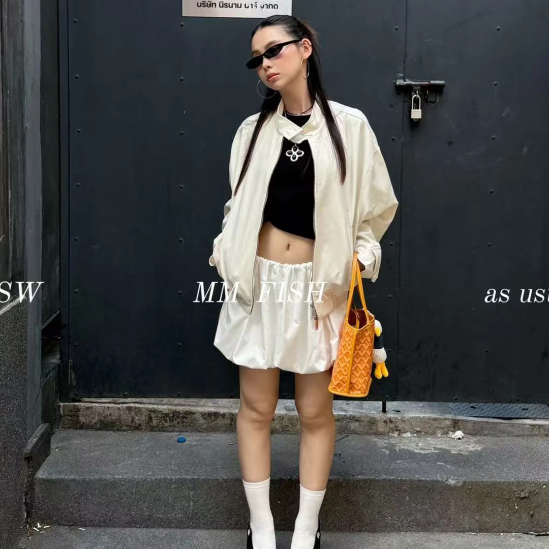 馒头（1mtw005#）chao酷的！风衣面料 滑溜溜夹克外套 2-16