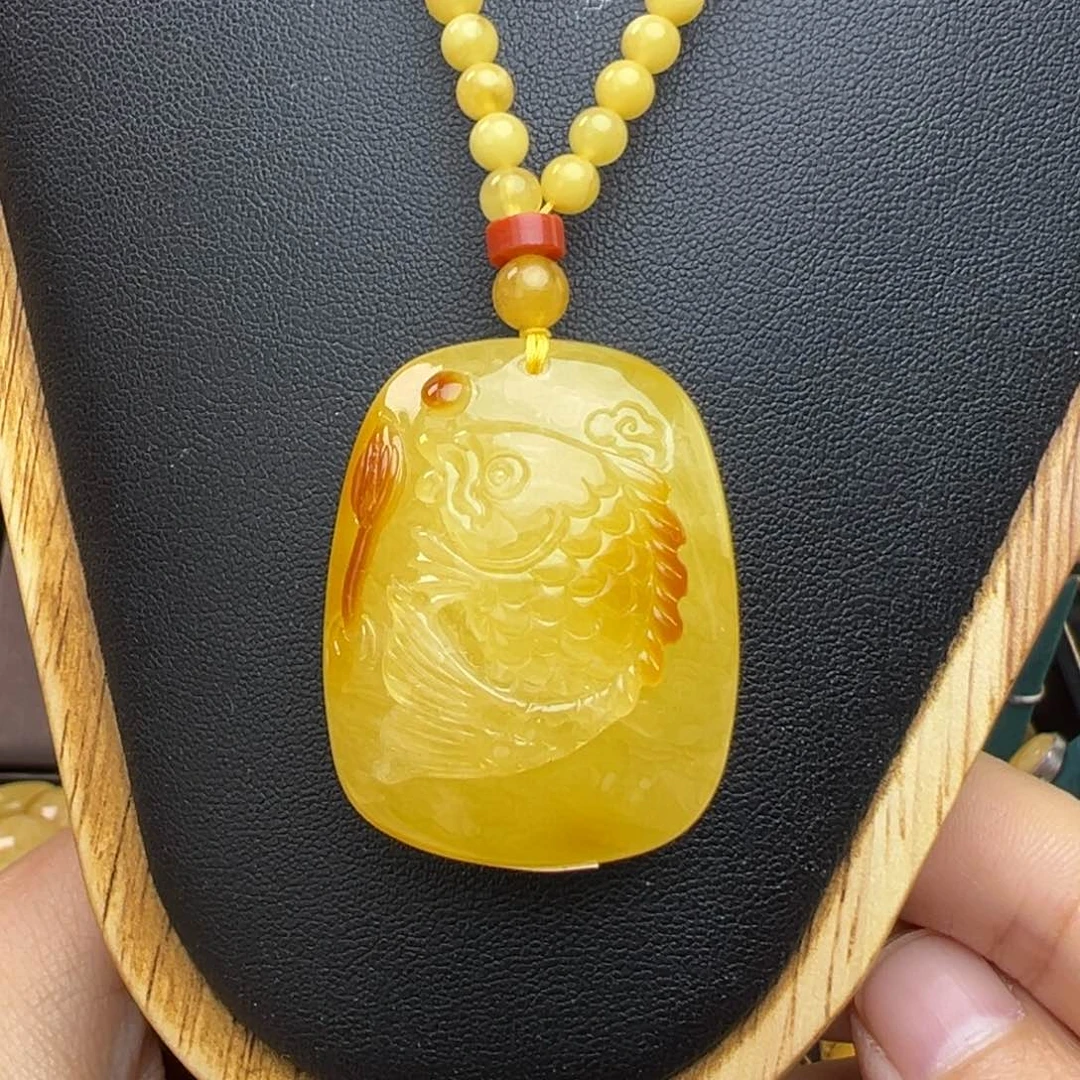 蜜蜡吊坠(不含链)未镶嵌1