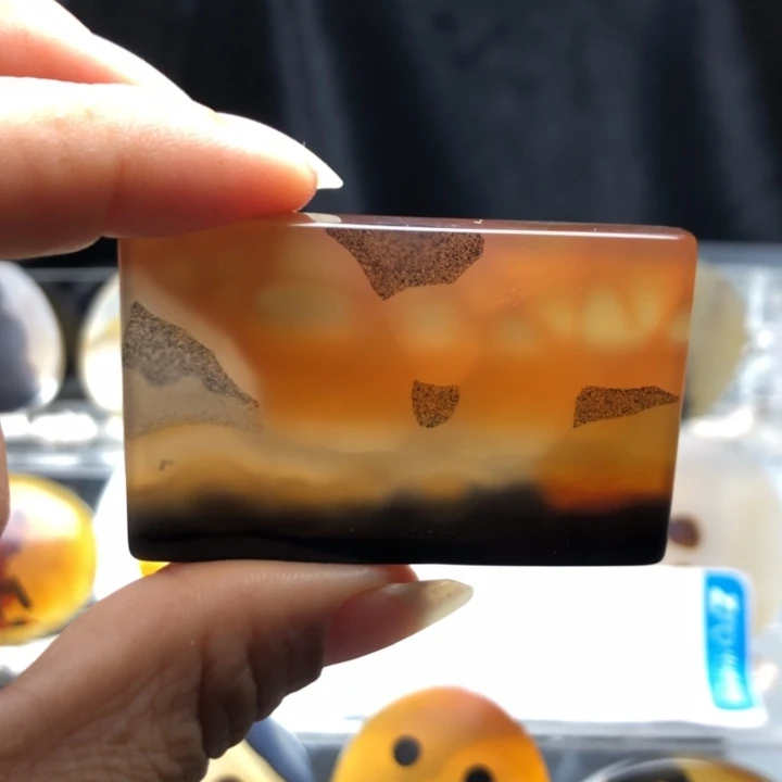 合金玛瑙/玉髓珠宝奇石112有瑕