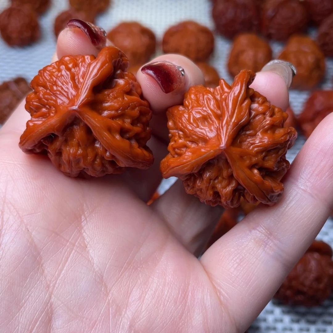 桃核吊坠文玩核桃 手把件 盘山三棱 36